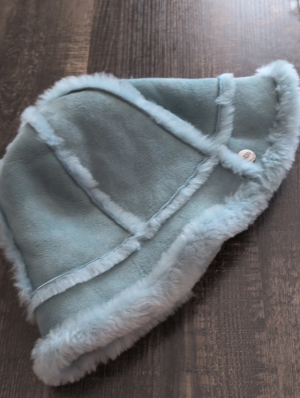 Ugg Australia Baby Blue Suede Hat
